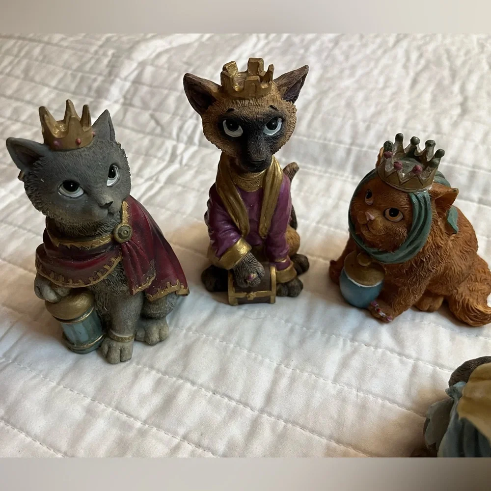 Cat nativity set - Picture 2 of 6